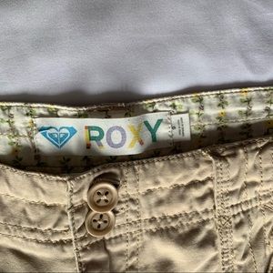 Roxy Beige Cargo Pants